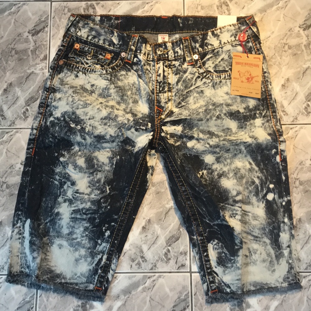 NWT True Religion Men’s Jeans Cutoff Shorts 36